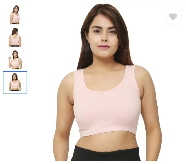 Picture of School/ College Girls Short Semis Padded Bra - 1pcs