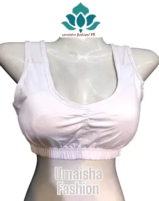 Picture of Pure Cotton Comfortable School/ College Girls Short Semis Padded Bra - 1pcs