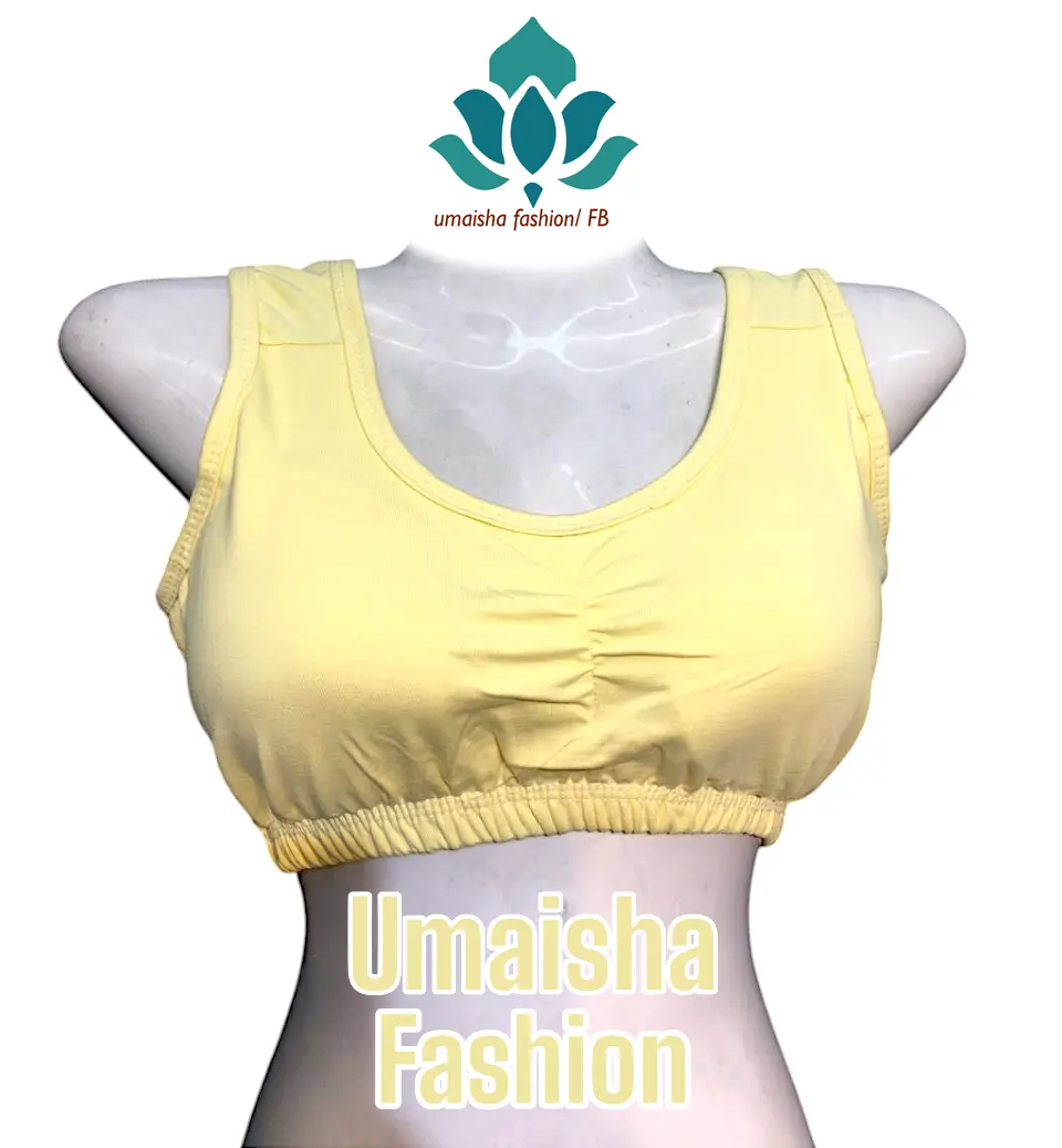 Picture of Pure Cotton Comfortable School/ College Girls Short Semis Padded Bra - 1pcs