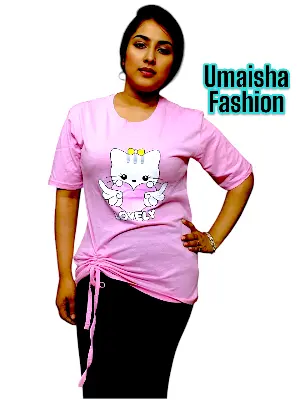 Picture of The secret of getting ahead is getting started Ladies Lace Push Cotton T-Shirt