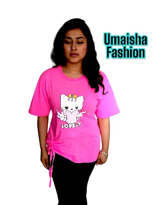 Picture of The secret of getting ahead is getting started Ladies Lace Push Cotton T-Shirt