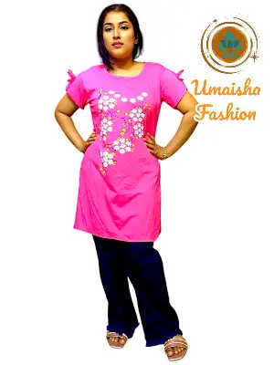 Picture of Denim Jeans Plazzo Pant and T-Shirt Set For Teenager Jeans and Tops Set.