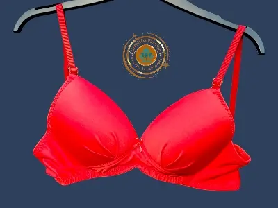 Picture of Multicolor Light Pad Comfortable Cotton Foam Bra for Woman .