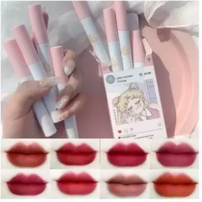 Picture of Little Monster 8 Color of 1 box Long Lasting Matte Liquid Lipsticks Set.