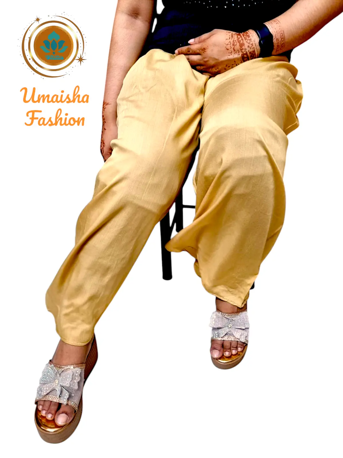 Picture of Womens Plazzo Pants High Quality Fabrics Summer  Wear Casual Palazzo .