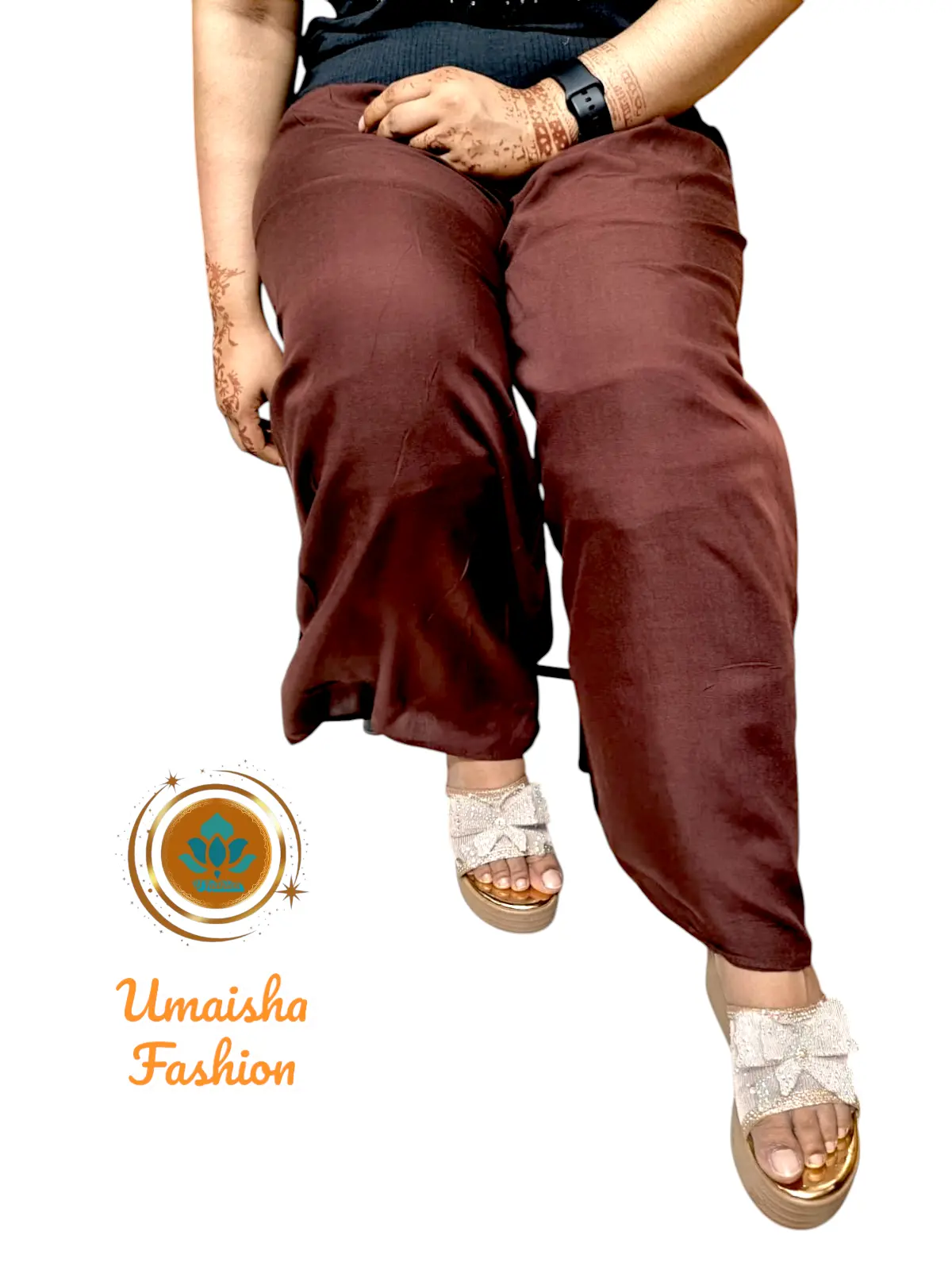 Picture of Womens Plazzo Pants High Quality Fabrics Summer  Wear Casual Palazzo .