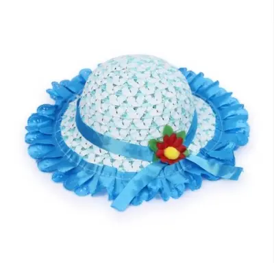 Picture of Kids Girls Stylish and Beautiful Hat Cap Topi (1 Years-5 Years)