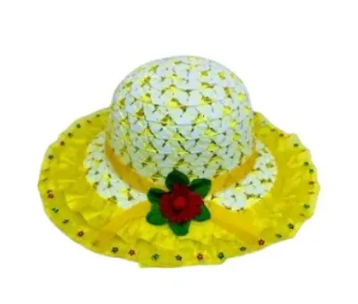Picture of Kids Girls Stylish and Beautiful Hat Cap Topi (1 Years-5 Years)