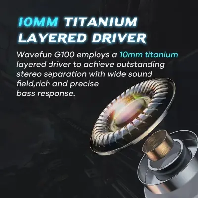 Picture of Wavefun G100 Wireless Gaming Bluetooth Earbuds - Gray - Earbuds