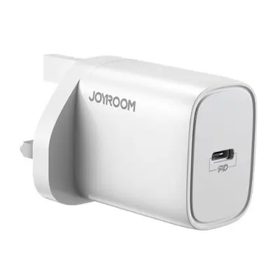 Picture of Joyroom 20W PD Fast Wall Charger Nano Fast Charger For IPhone 14 Compact Fast Charger UK Plug - White