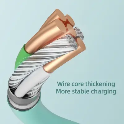 Picture of Joyroom S-1830N9 Type-c to Type-c Silicone Data Cable 1.8M - Green - Green