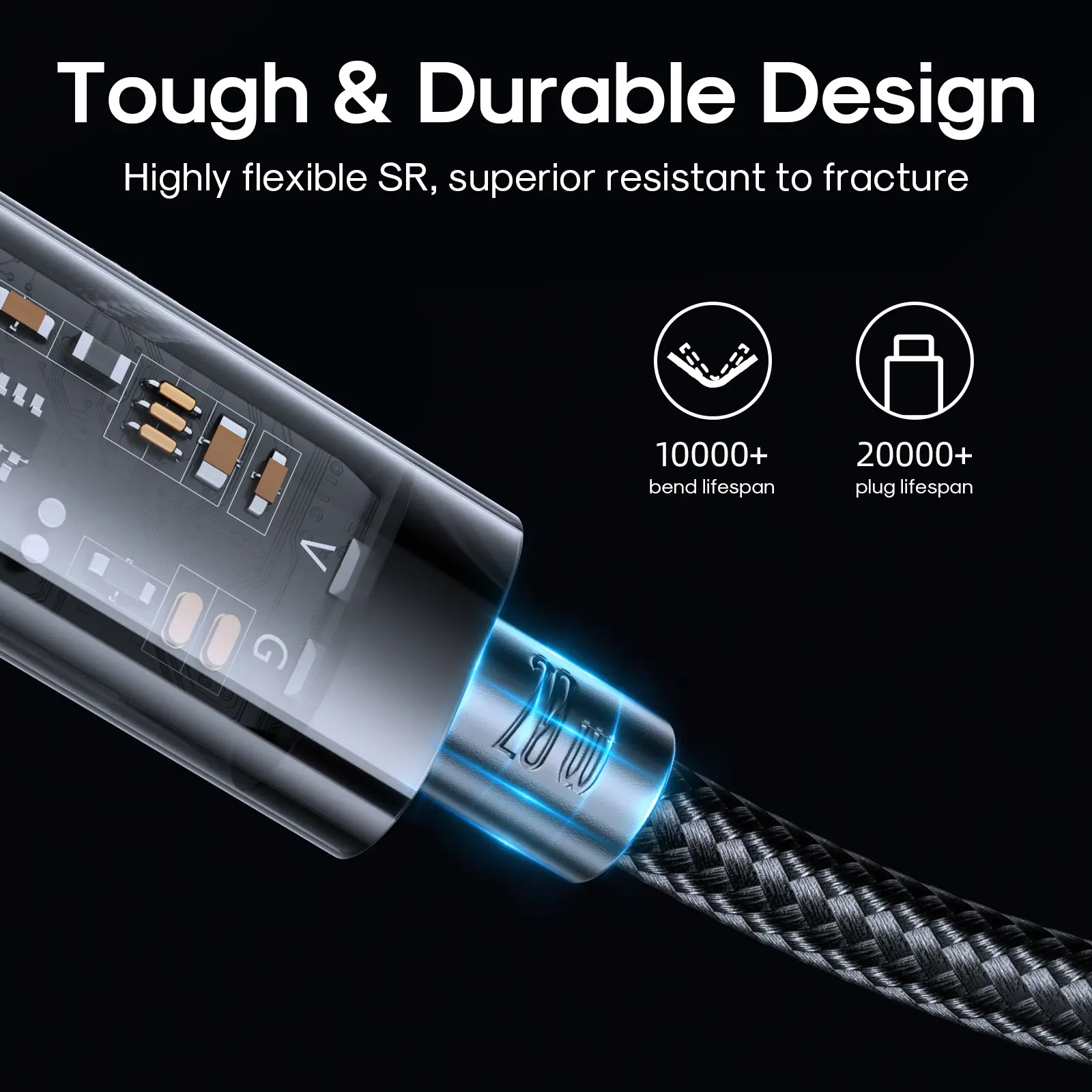 Picture of Joyroom S-CL020A12 Type-C to Lightning PD 20W Data Cable 1.2m For Iphone - Blue