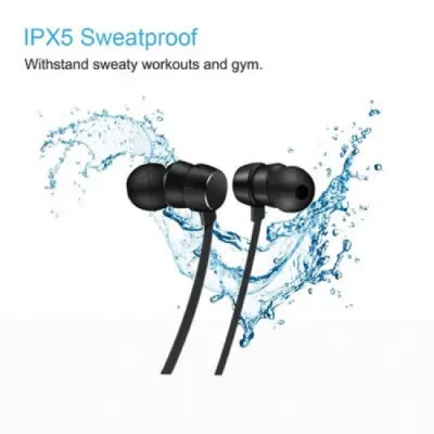 Picture of Wavefun Flex Pro Wireless Bluetooth Neckband Earphone - Black