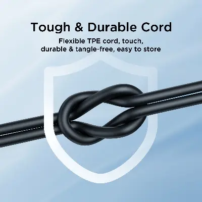 Picture of Joyroom JR-EC06 Dual Dynamic wired Type-C Earphone - Black