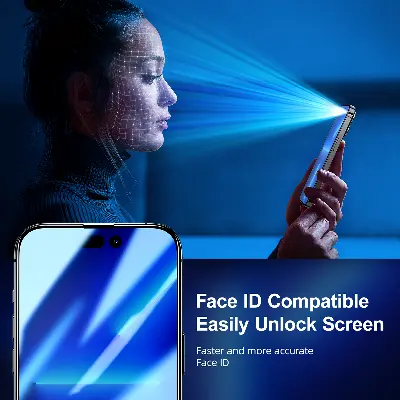 Picture of JOYROOM JR-P01 Black Edge Privacy Screen Protector for iPhone 14 / 14 Plus / 14 Pro / 14 Pro Max