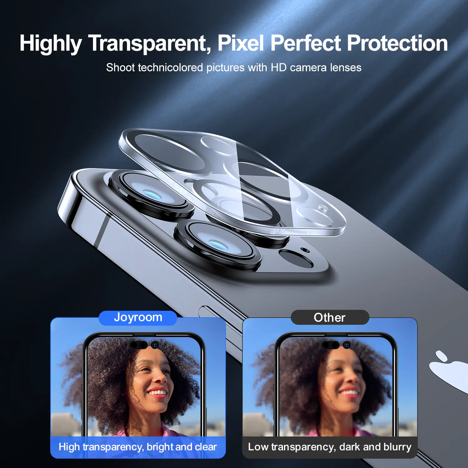 Picture of JOYROOM HD Clear Camera Lens Protector for iPhone 14 / 14 Plus / 14 Pro / 14 Pro Max - iPhone 14 Plus