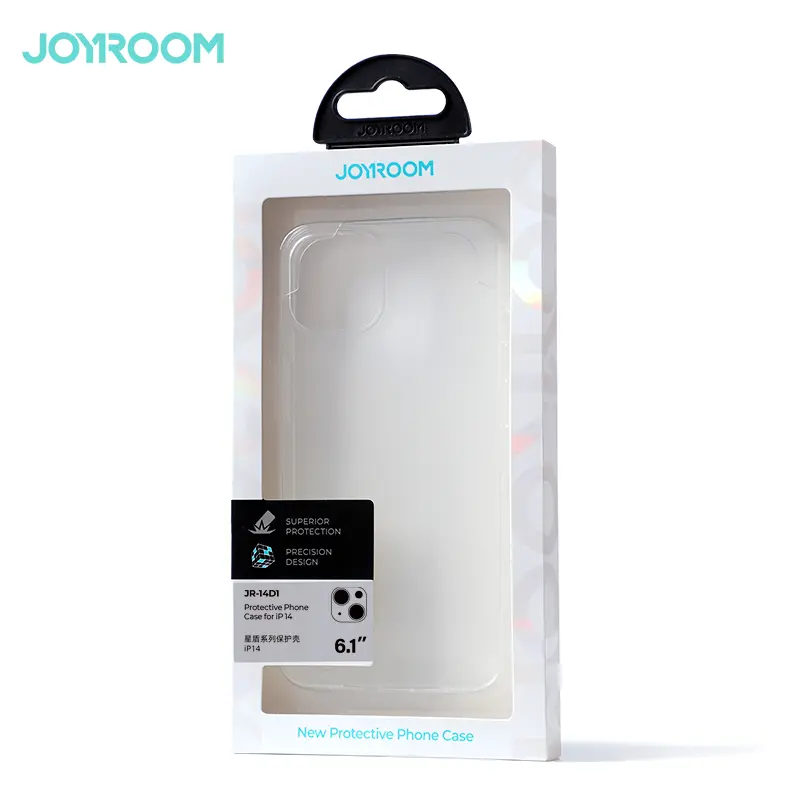 Picture of Joyroom JR-14D4 14D Anti-Yellow Transparent Clear Cover Case for iPhone 14 Pro & iPhone 14 Pro Max - Transparent
