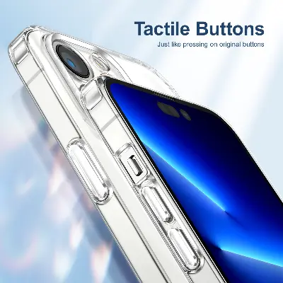 Picture of Joyroom JR-14D4 14D Anti-Yellow Transparent Clear Cover Case for iPhone 14 Pro & iPhone 14 Pro Max - Transparent