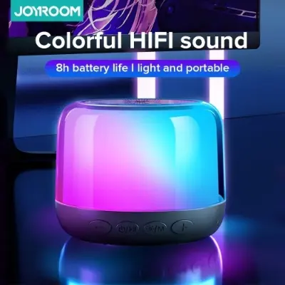 Picture of Joyroom JR-ML03 Transparent RGB Wireless Speaker- RGB & Black - RGB