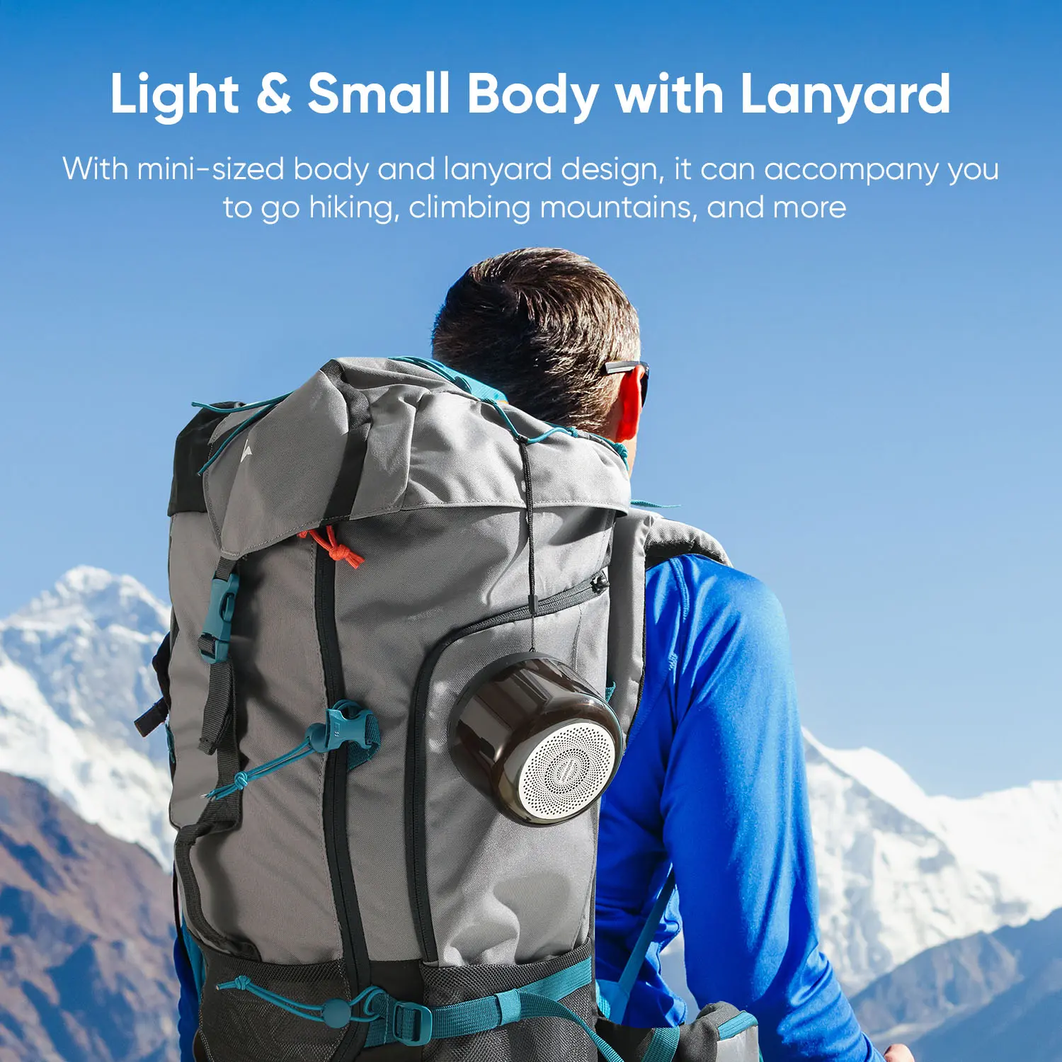 Picture of Joyroom JR-ML03 Transparent RGB Wireless Speaker- RGB & Black - RGB