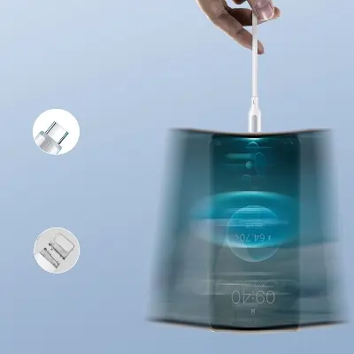 Picture of JOYROOM S-1T3018A15 Ice-Crystal Series 3.5A (USB to 8 Pin+Type-C+Micro USB) 3 in 1 Charging Cable- 1.2m - Black - White