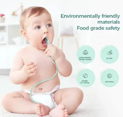 Picture of Joyroom S-1224N2 2.4A Liquid Silicone Micro USB to Type-C Charging Cable - 1.2m - Green - Green