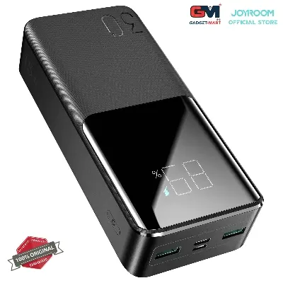 Picture of Joyroom JR-T015 15W Fast Charging 30000mAh Big Capacity Power Bank -Black - Black