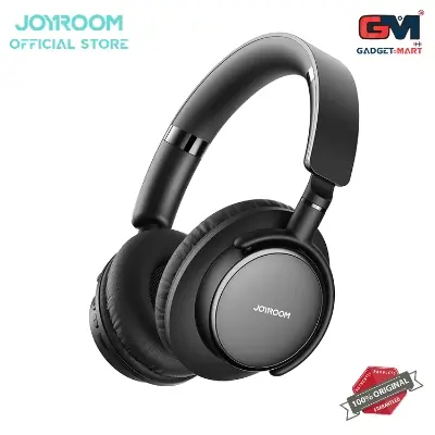 Picture of Joyroom JR-OH1 Long Battery Life Bluetooth Headset with Noise Cancelling Microphone - Black - Black