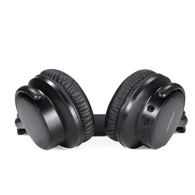 Picture of Joyroom JR-OH1 Long Battery Life Bluetooth Headset with Noise Cancelling Microphone - Black - Black