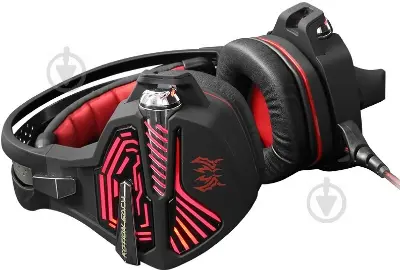 Picture of KOTION EACH GS100 Gaming Headphones With Microphone Deep Bass Stereo USB 7.1 Surround Sound Headsets Mic - Red - Red