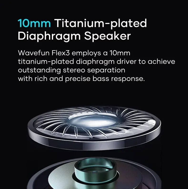 Picture of Wavefun Flex 3 Wireless Bluetooth Nackband Earphone - Black