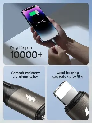 Picture of Joyroom (SA25-CL3) Light-Speed Series 30W Fast Charging Data Cable (Type-C to Lightning) 1.2m-Black - Black