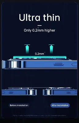 Picture of Joyroom JR-PF861 Mirror Series Lens Protector Gemstone version-iPhone 13 Pro and 13 Pro Max - Apple iPhone 13 Pro Max