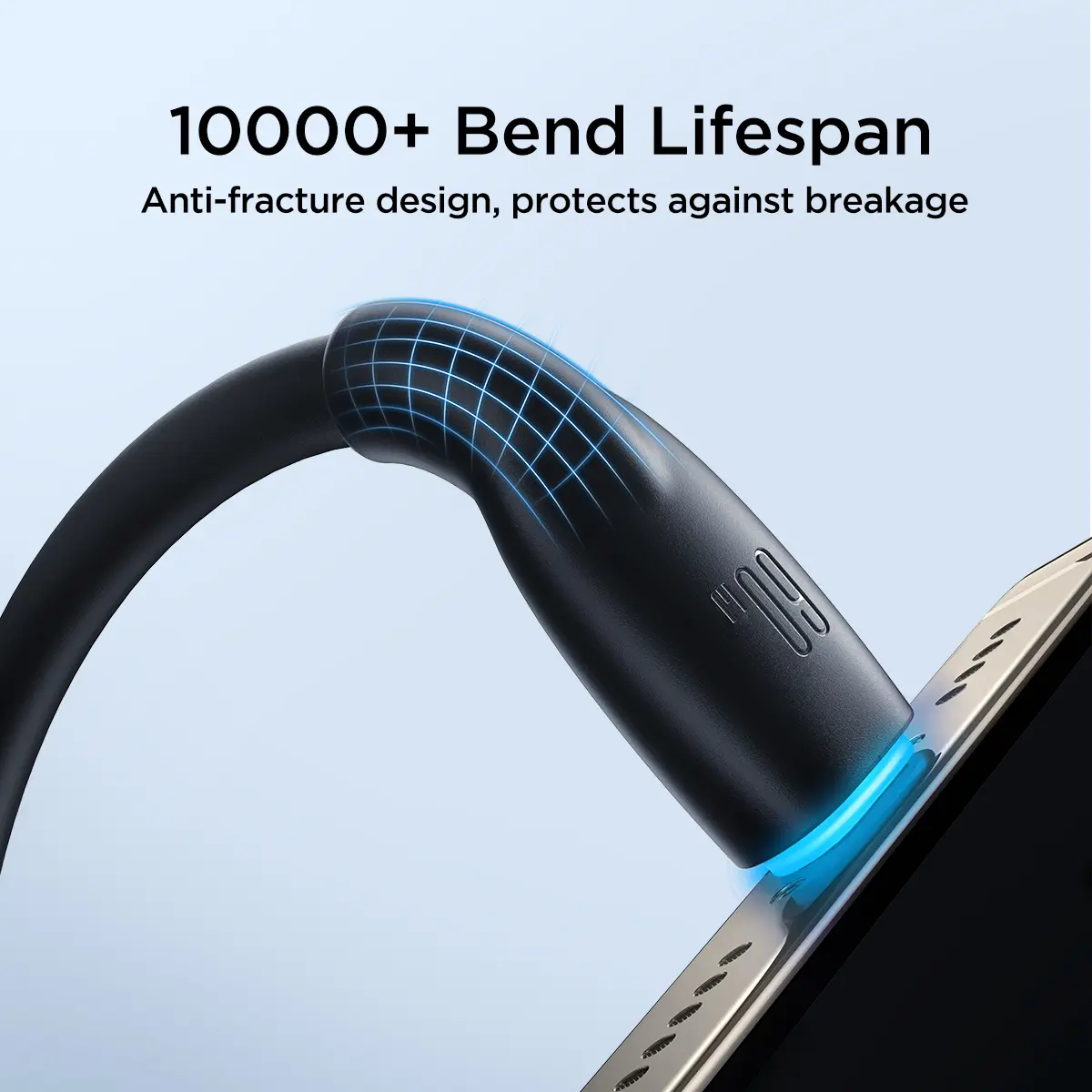 Picture of Joyroom S-A30 Star-Ring Series 60W Fast Charging Data Cable (Type-C to Type-C) 1m-Black - Black