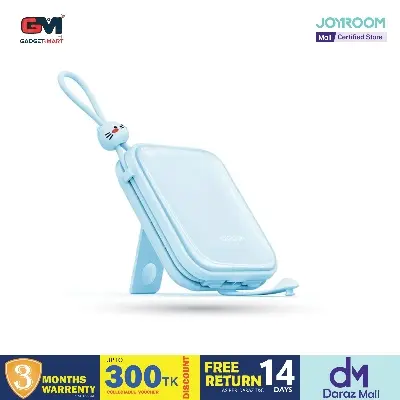 Picture of Joyroom JR-L008  22.5W High Speed Charging supported 10000mAh Power Bank with Kickstand - Blue