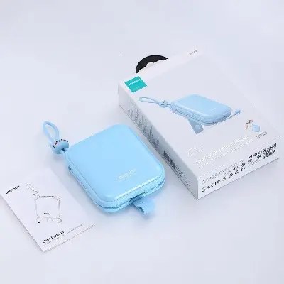 Picture of Joyroom JR-L008  22.5W High Speed Charging supported 10000mAh Power Bank with Kickstand - Blue