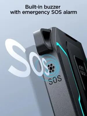 Picture of JOYROOM JR-L017 22.5W 10000mAh with Dual Cables Travel Friendly Power Bank - Black - Black