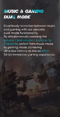 Picture of Wavefun Flex Pro 2024 Quick Charging Neckband Bluetooth Headphones V5.3 Earbuds Type C Music and Gaming Dual Mode TWS Group Mode Wireless Headphones Stereo Headset for Phone Xiaomi iPhone Android - Black