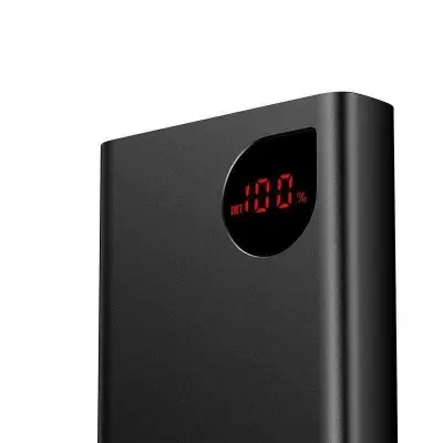 Picture of Baseus 22.5W Adaman 20000mAh Power Bank Quick Charge 4.0 + Supercharge – Black - Black