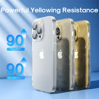Picture of Joyroom JR-16FG6 Magnetic Protective Phone Case for iPhone 16 Pro-Matte Transparent - iPhone 16 Pro