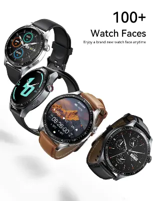 Picture of JOYROOM JR-FC2 Pro Classic Series Smart Watch (Answer/ Make Call) - (2 Type Belt) - Black