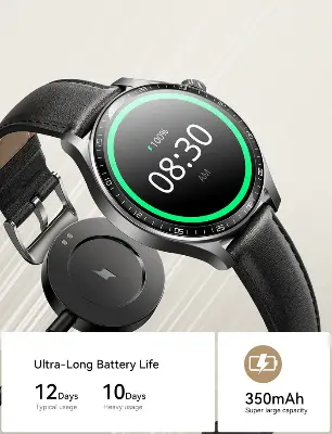 Picture of JOYROOM JR-FC2 Pro Classic Series Smart Watch (Answer/ Make Call) - (2 Type Belt) - Black