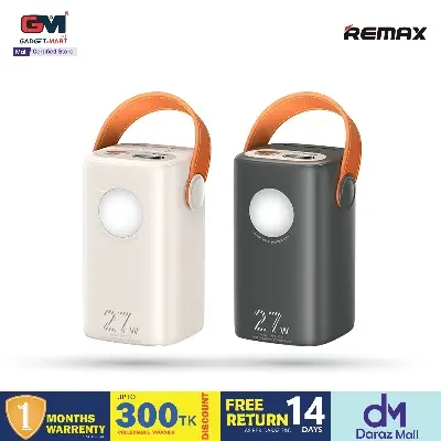 Picture of REMAX RPP-123 Gutitan Series 60000mAh PD+QC Fast Charging Power Bank(PD 27W+QC 22.5W) - Grey - Grey