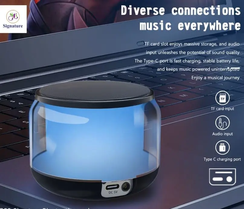 Picture of Signature STI-DR32 Transparent RGB Wireless Speaker