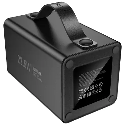 Picture of Hoco J138 Distant 60000mAh 22.5W+PD20W DC12V Multi-function Power Bank - Black