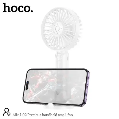 Picture of Hoco Portable Hand Carry Mini Handheld Fan - White - White