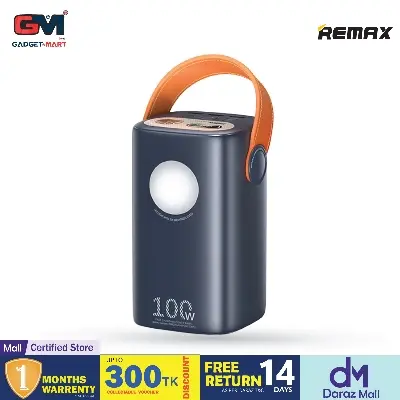 Picture of REMAX RPP-100 Gutitan Series 60000mAh PD+QC Fast Charging Power Bank (PD 100W+QC 22.5W) - Gray - Grey