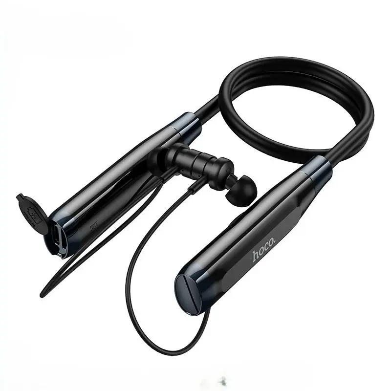 Picture of Hoco MMJ-01 Wireless Bluetooth Neckband Headphone - Black - Black