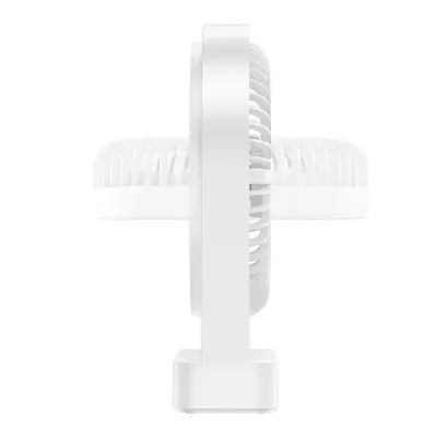 Picture of Hoco HX65 Ultra Thin 2000mAh Rechargable Table Fan - White - White