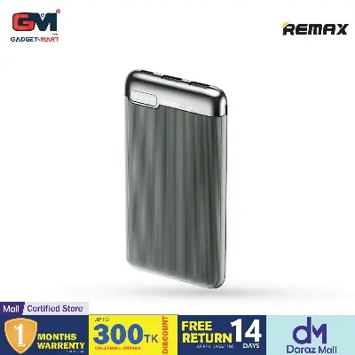 Picture of 10,000Mah Remax Rpp-625 2.1A Fast Charging Mobile Phone Portable Powerbank - Black